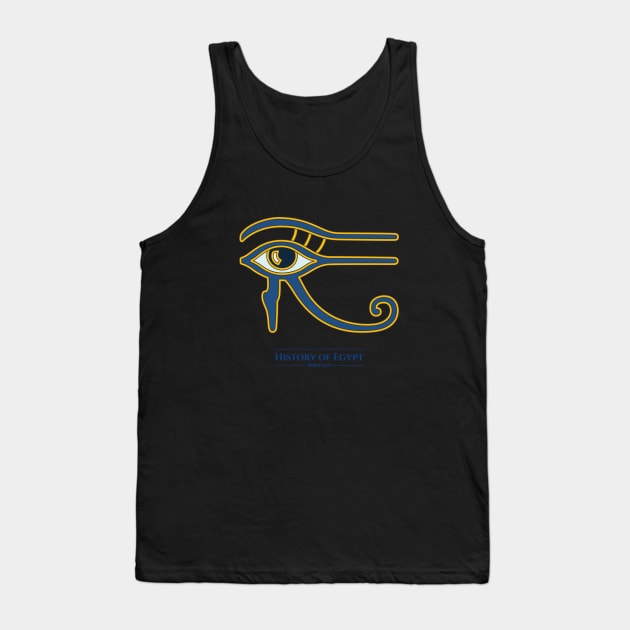 Ancient Egypt Eye Tank Top by The History of Egypt Podcast